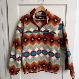 Rare Discontinued Patagonia Synchilla Red Cedar Twist Fleece Sz M